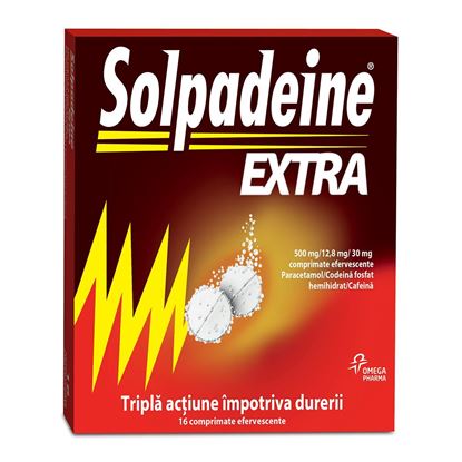 Imagine SOLPADEINE EXTRA 500 MG /12.8/30 MG * 16 CPR EFF